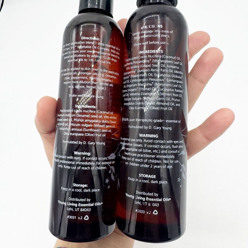 Young Living Ortho Ease Massage Oil V-6 Enhanced Vegetable Oil Complex - Picture 3 of 5